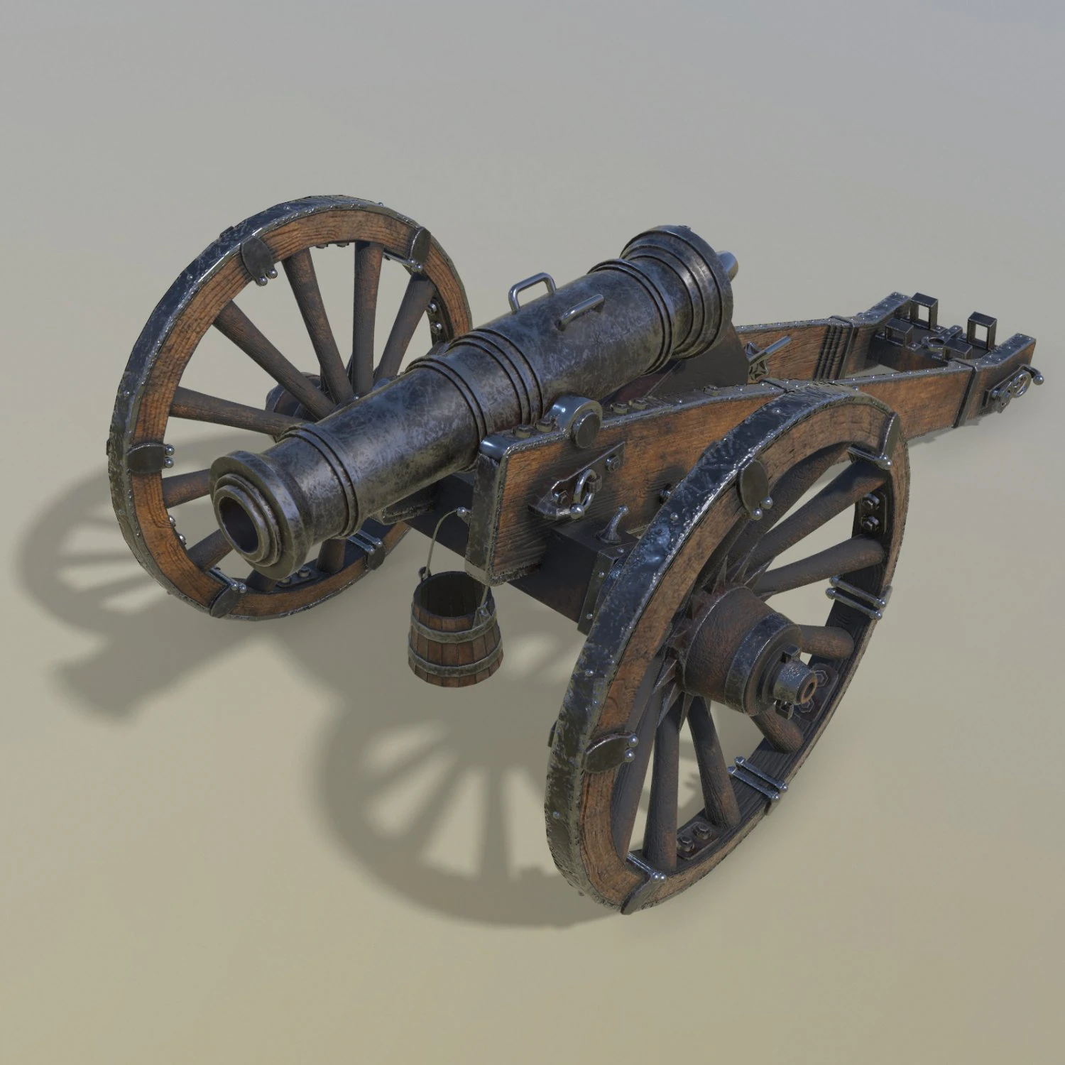 unicorno di cannone Modello 3D .c4d .max .obj .3ds .fbx .stl .blend 