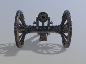cannon unicorn 3D Модель