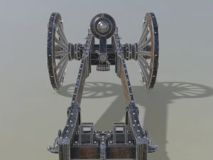 unicorno di cannone Modello 3D