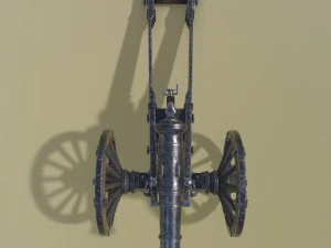 unicorno di cannone Modello 3D