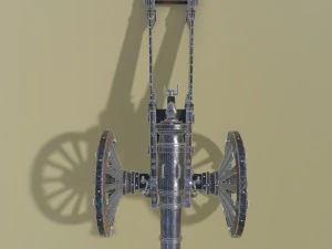 unicorno di cannone Modello 3D