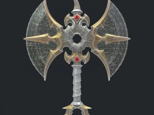 fantasy axe 3D Model