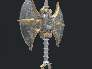 fantasy axe 3D Model