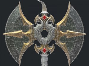 fantasy axe 3D Модель