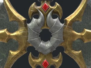 fantasy axe 3D Model