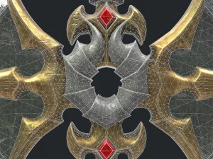 fantasy axe 3D Model