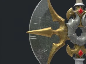 fantasy axe 3D Model