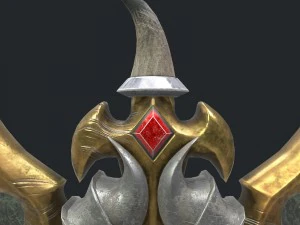 fantasy axe 3D Model