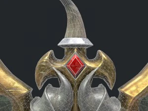 fantasy axe 3D Model