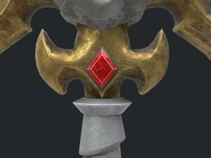 fantasy axe 3D Model