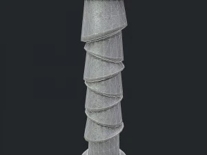 fantasy axe 3D Model