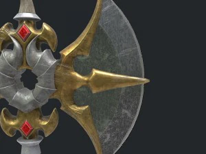 fantasy axe 3D Model