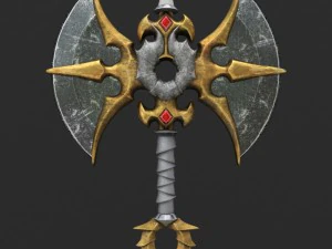 fantasy axe 3D Model