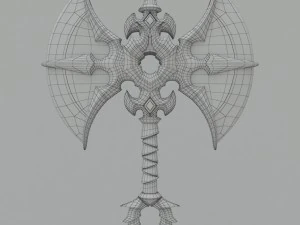 fantasy axe 3D Model