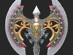 fantasy axe1 3D Модель