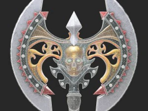 fantasy axe1 3D Model