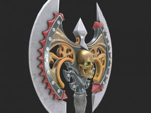 fantasy axe1 3D Модель