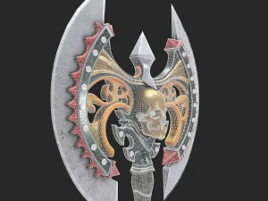 fantasy axe1 3D Model