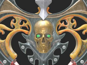 fantasy axe1 3D Model