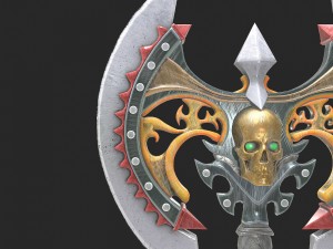fantasy axe1 3D Модель