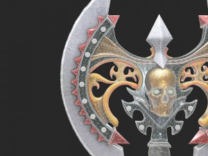 fantasy axe1 3D Модель