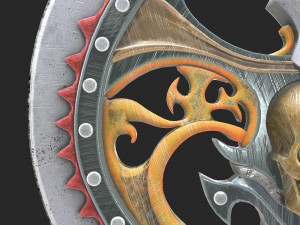 fantasy axe1 3D Модель