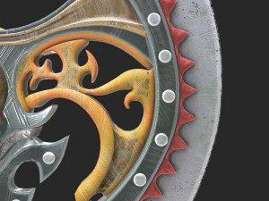 fantasy axe1 3D Model