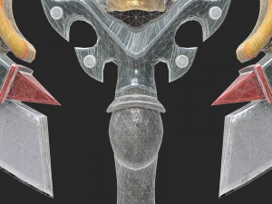 fantasy axe1 3D Модель