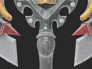fantasy axe1 3D Model