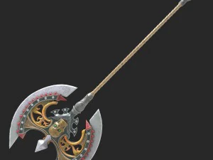 fantasy axe1 3D Model