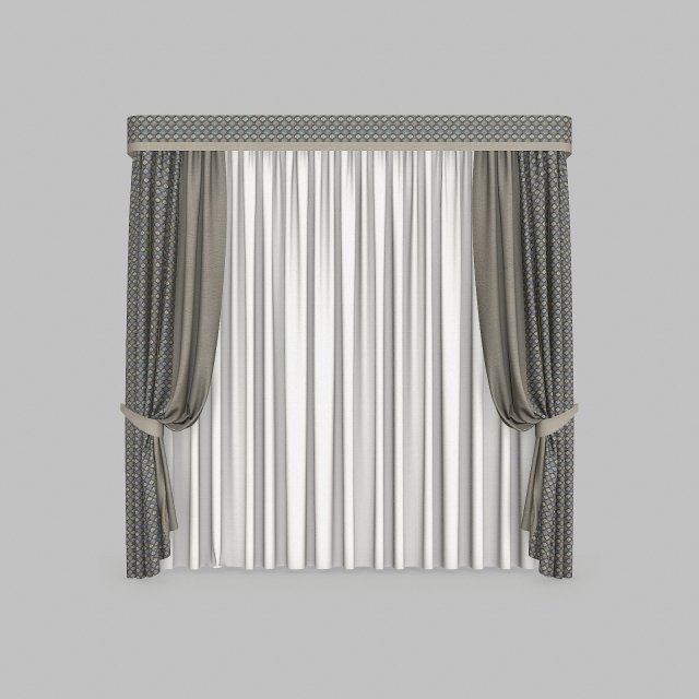 curtains1 Modello 3D .c4d .max .obj .3ds .fbx .stl .blend 