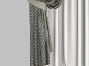 curtains1 3D Model