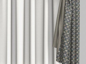 curtains1 3D Model