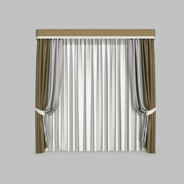 curtains 2 Modelo 3D .c4d .max .obj .3ds .fbx .stl .blend 