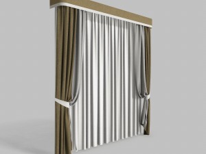 curtains 2 Modelo 3D