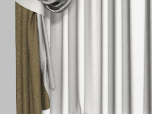 curtains 2 Modelo 3D