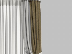 curtains 2 Modelo 3D