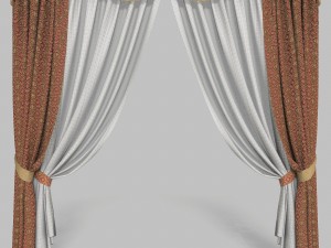 curtains 3 3D Модель