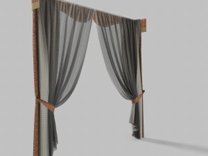 curtains 3 3D Модель