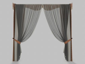 curtains 3 3D Модель