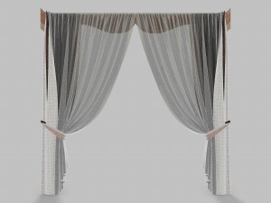 curtains 3 3D Модель