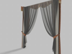 curtains 3 3D Модель