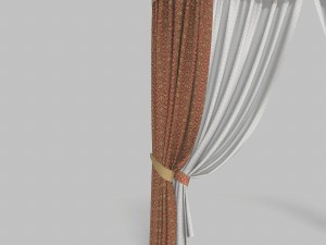 curtains 3 3D Модель