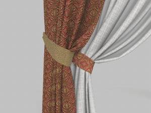 curtains 3 3D Модель