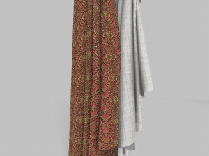 curtains 3 3D Модель