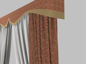 curtains 3 3D Модель