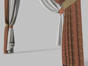 curtains 3 3D Модель