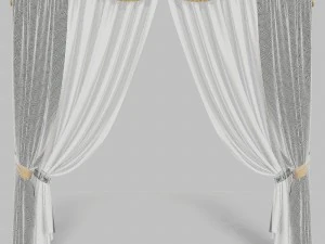 curtains 4 3D Model