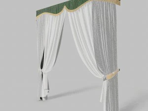 curtains 4 3D Model