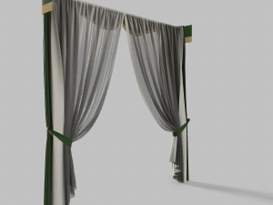 curtains 4 3D Model